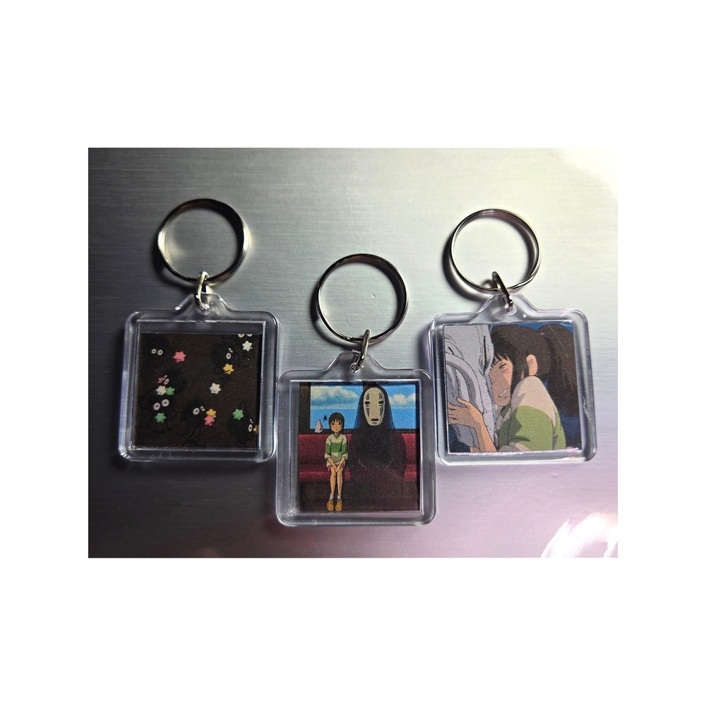 Lot of x3 Sen to Chihiro no Kamikakushi Keychain Bathhouse Spirit Anime
